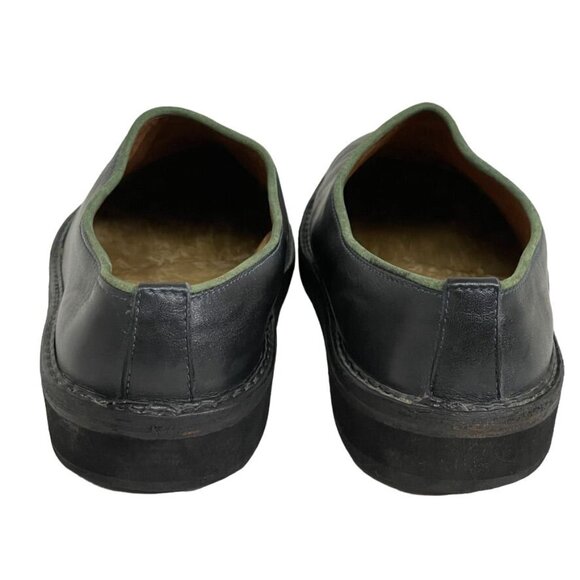 Soft Leather Slip‎ On Mules Black Women's Size 9.5 - Picture 5 of 9